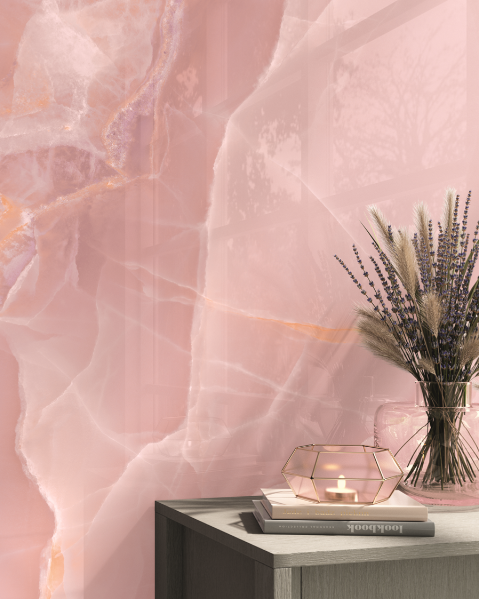 Roze marmer tegels Roze marmer tegels