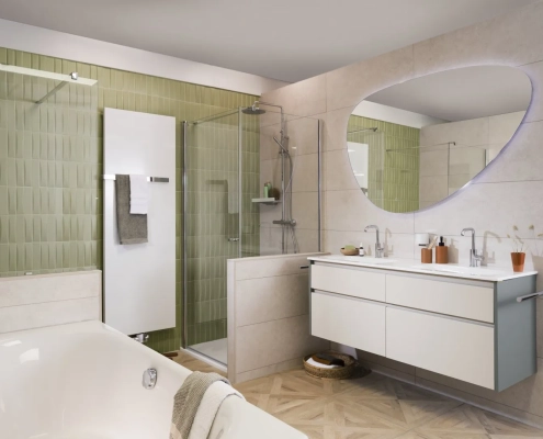 Earthy Elegance badkamer